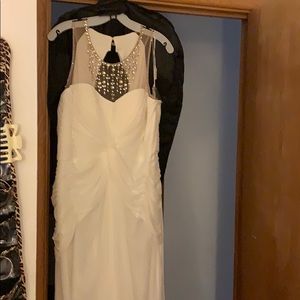 David Bridal wedding dress.